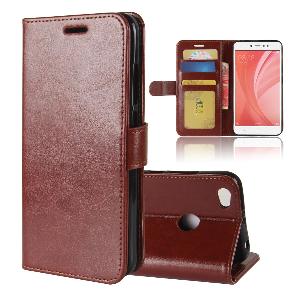 Чехол для Xiaomi Redmi Note 5A Prime чехол телефона силиконовый откидной кожаный с