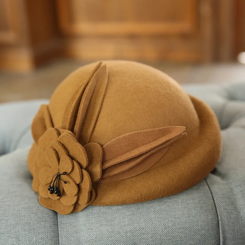 

Шляпа Женская фетровая с вуалью, элегантная винтажная элегантная фетровая шляпа, церкви и торжественных случаев, для торвечерние случаев