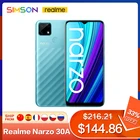 Смартфон realme Narzo 30A, 4 + 64 ГБ, глобальная версия дюйма, 13 МП, 6,5 мА ч, 18 Вт, быстрая зарядка, 6000