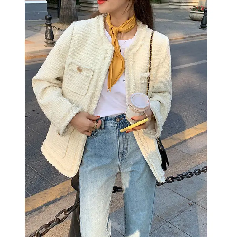 

New Women Cotton Coat Autumn and Winter Thickening Cardigan Coat Casual Jacket Top