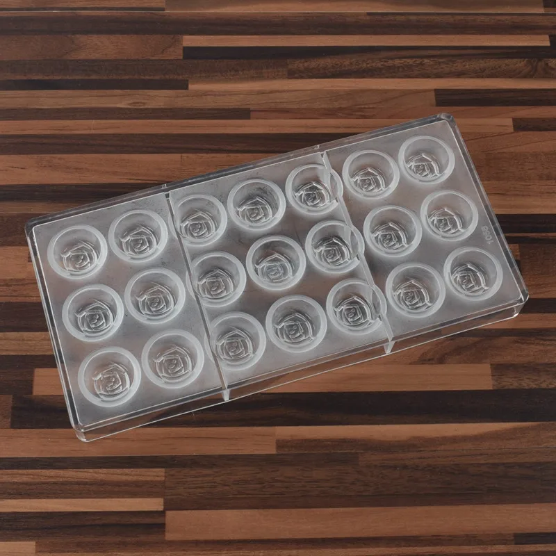 3D конфеты форма цветок Форма для шоколада поликарбонатные шоколадные формы на