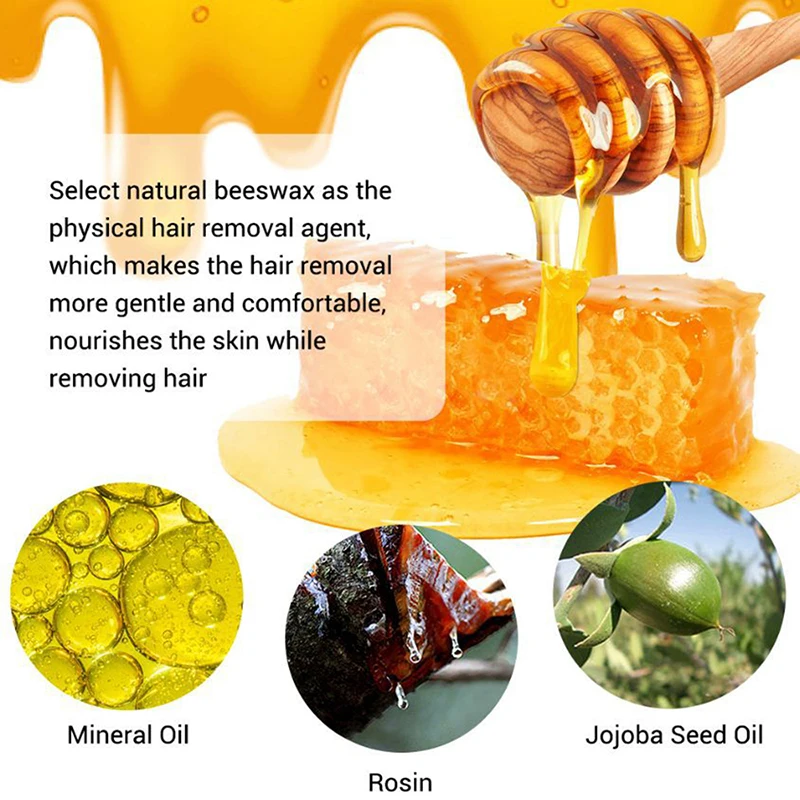 Восковые полоски для депиляции профессиональные двухсторонние из натурального