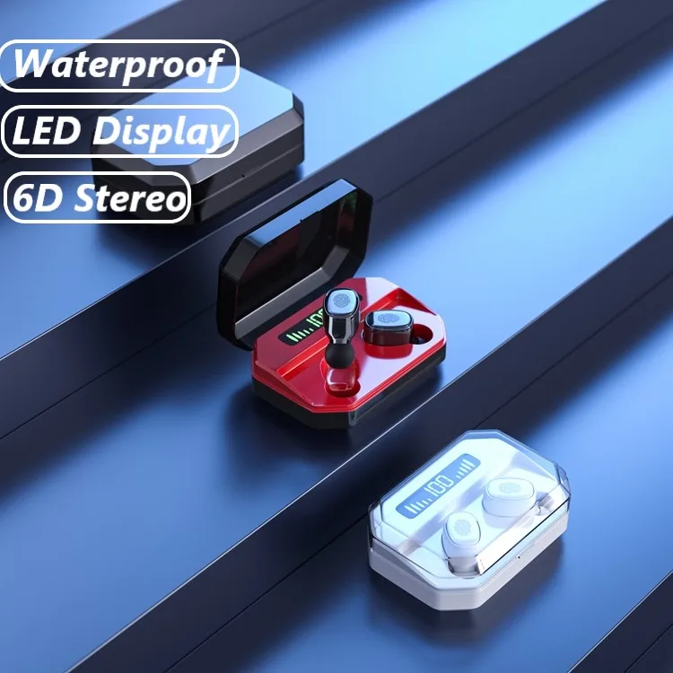 

J88 TWS Wireless Headphones Bluetooth-compatible In earbuds HiFi Stereo Earphone Touch Control 9D Stereo Wireless Headphones