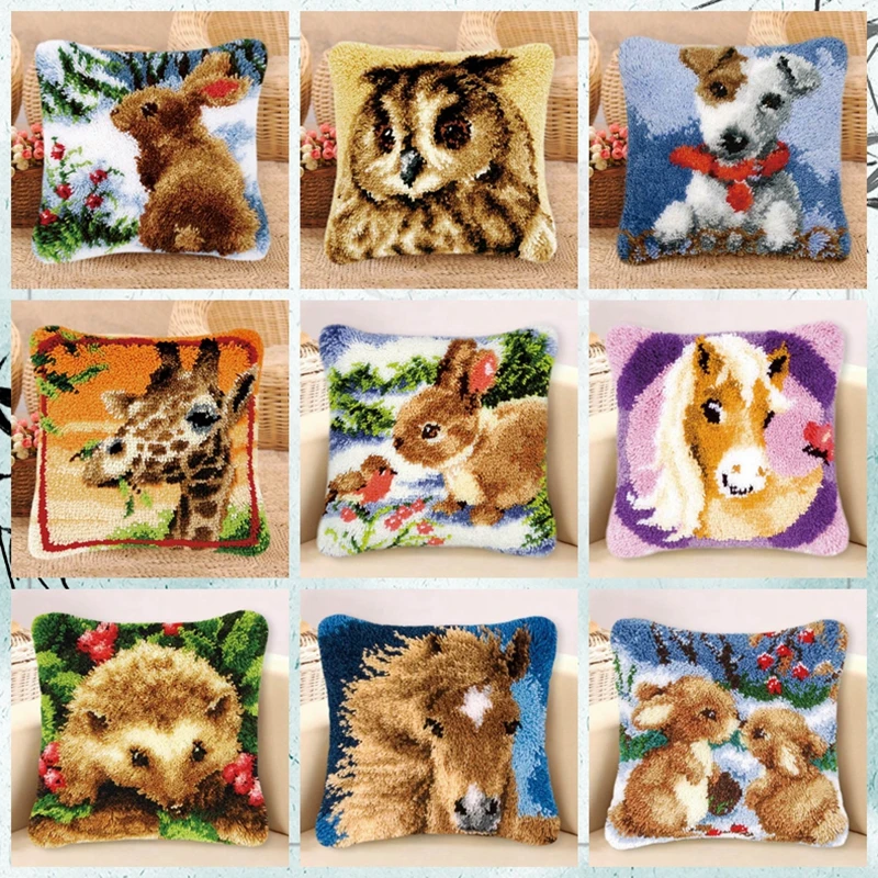 Набор крючков для подушки из мультфильма фланелевая подушка коврик поделок