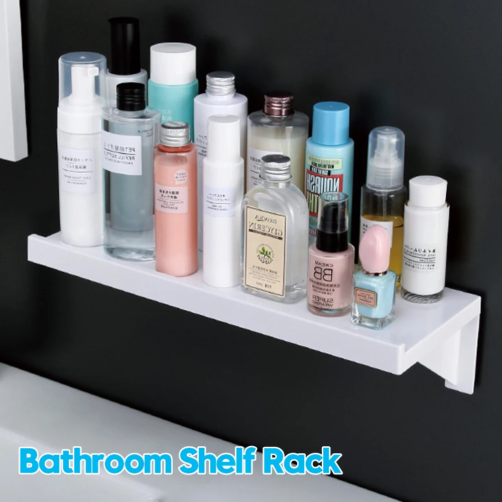 

Self-adhesive Bathroom Shower Baskets No Drilling Required Kitchen Corner Suction Shelf Tidy Wall Storage Basket Rack Bathroom