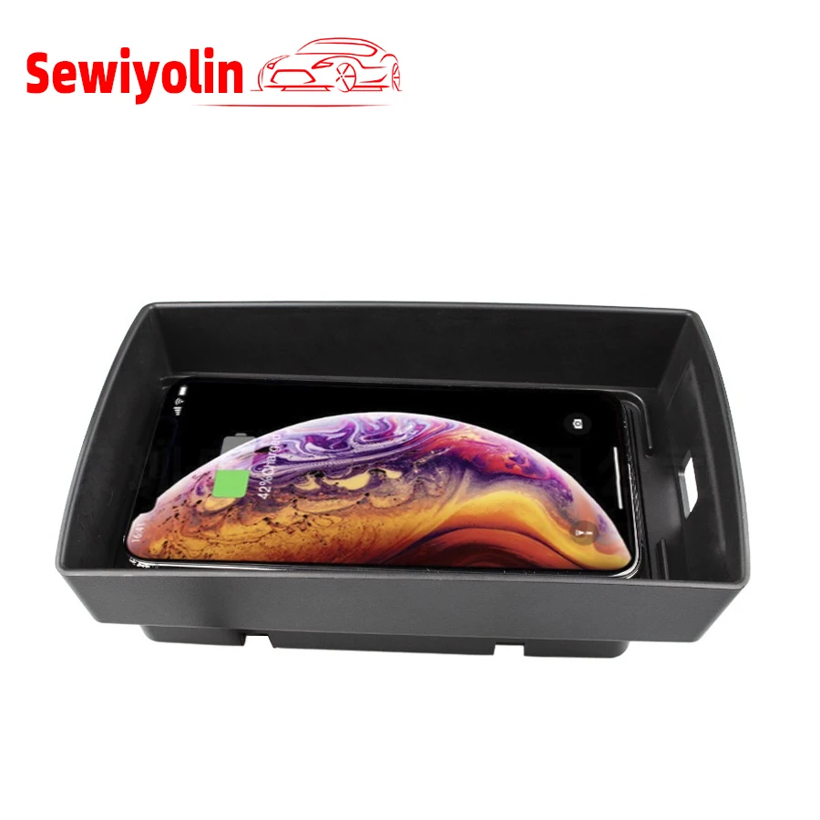 

14-19 For Audi A3 Car Accessories QI Fixed Wireless Charger Board Smart Phone Vehicle USB Charger Special Auto Sewiyolin