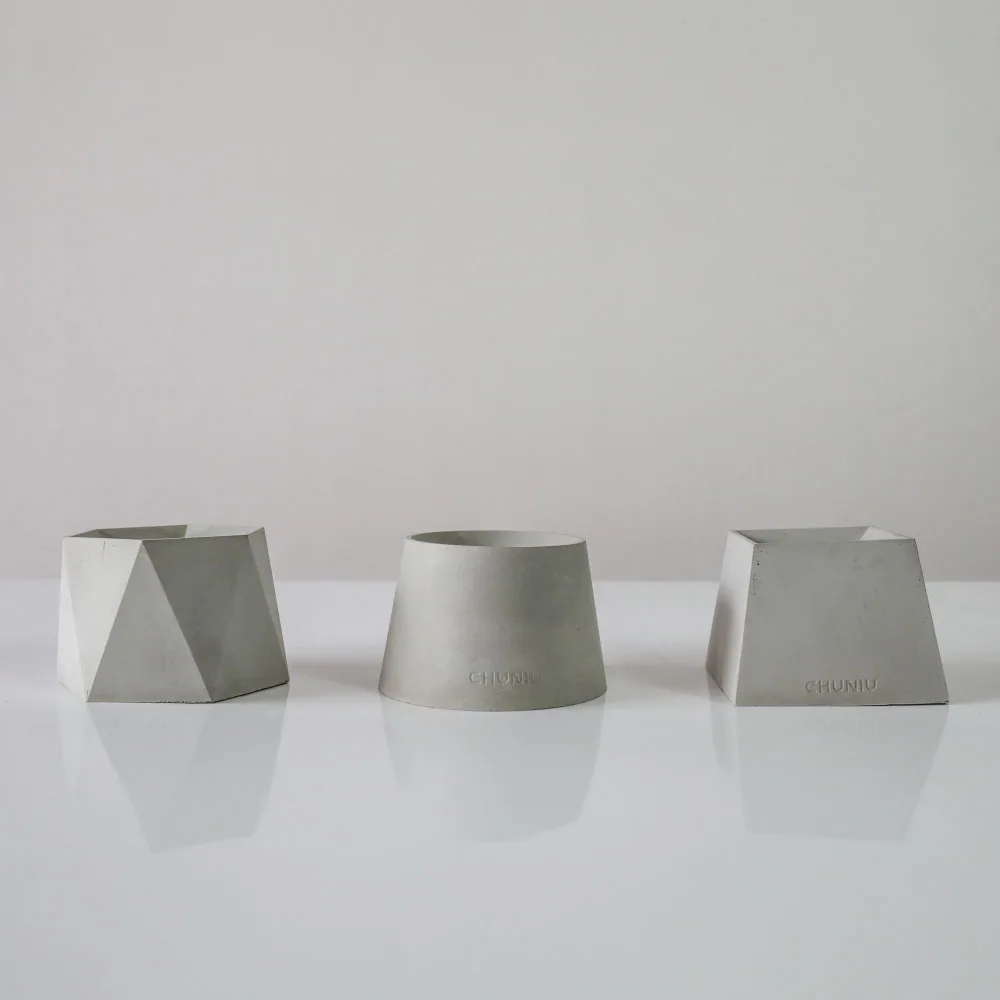 Силиконовые формы для плантатора бетонная зернистая цементная круглая форма