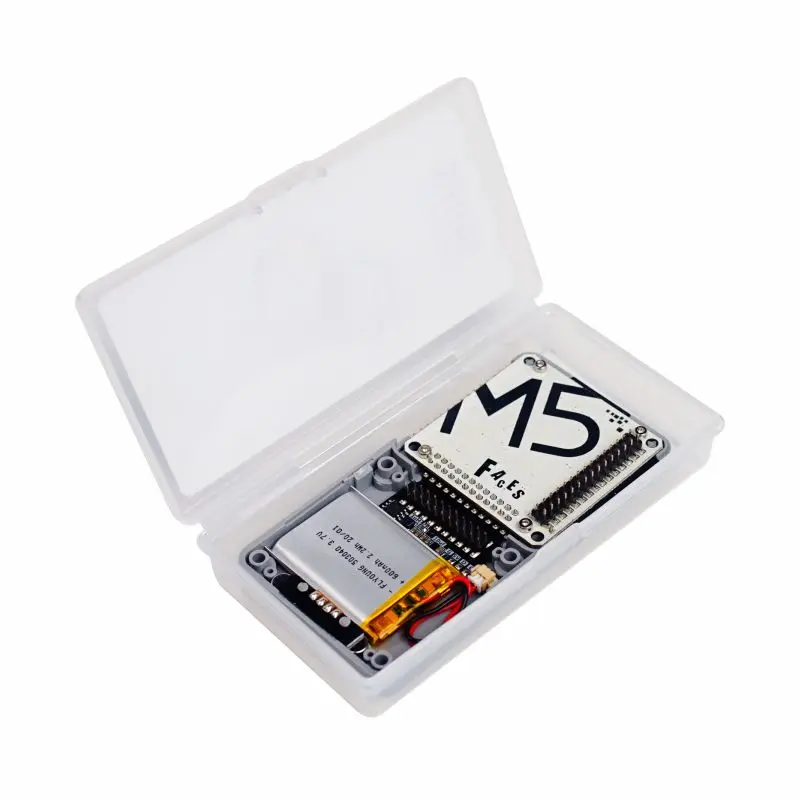 

M5Stack FACES multi-function battery base panel 600 mAh battery I2C can be connected to peripherals