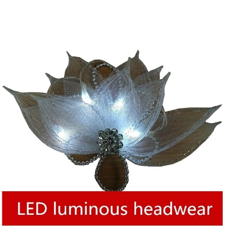 Новый светящийся головной убор со светодиодной подсветкой для танцев и
