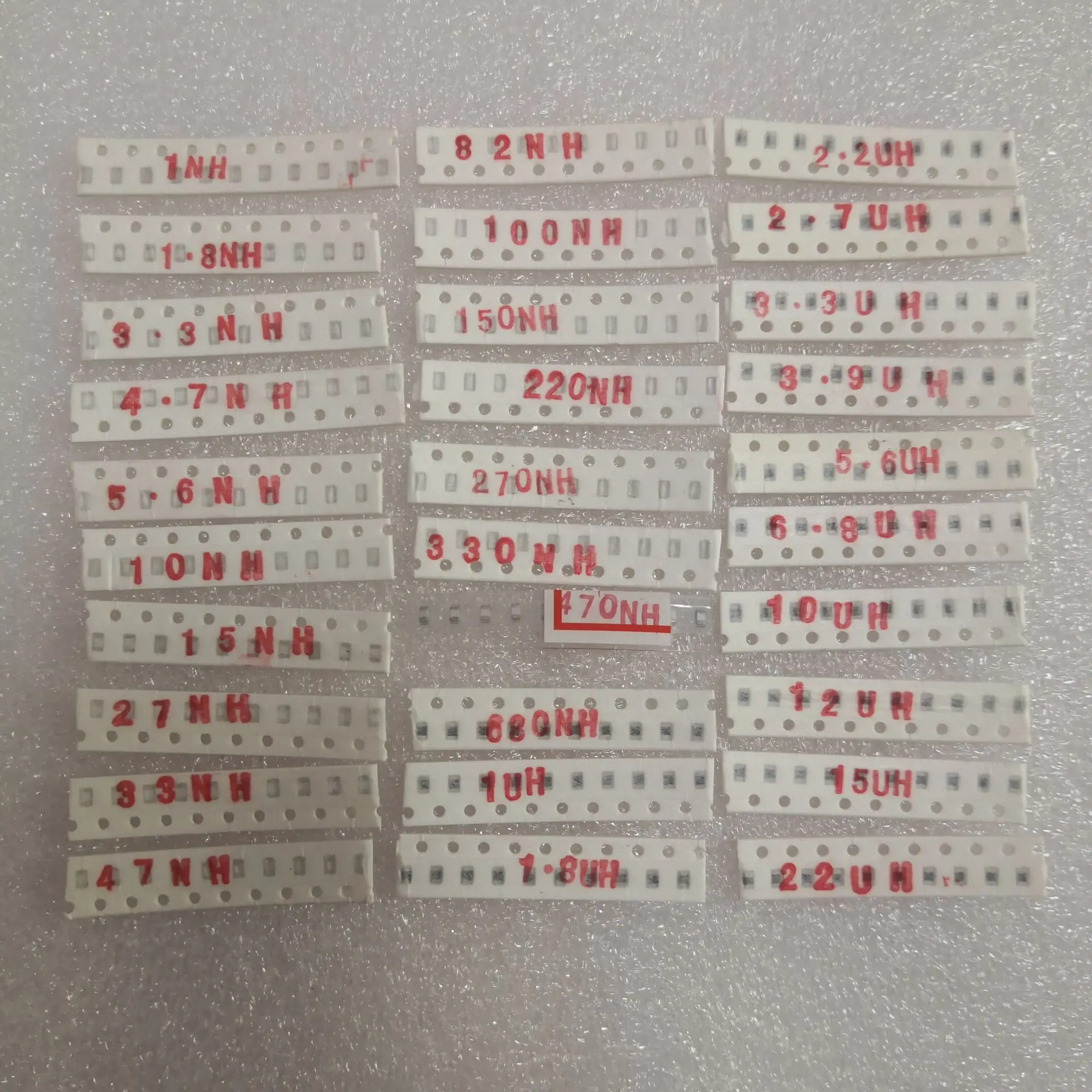 

0805 SMD Inductor, 30valuesX10pcs=300pcs/LOT,1NH-22UH ,Electronic Components Package,Inductor Assorted Ki