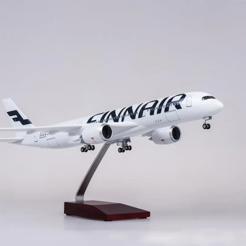 Модель самолета Finnair из смолы масштаб 1/142 47 см модель аэробуса украшение со звуком