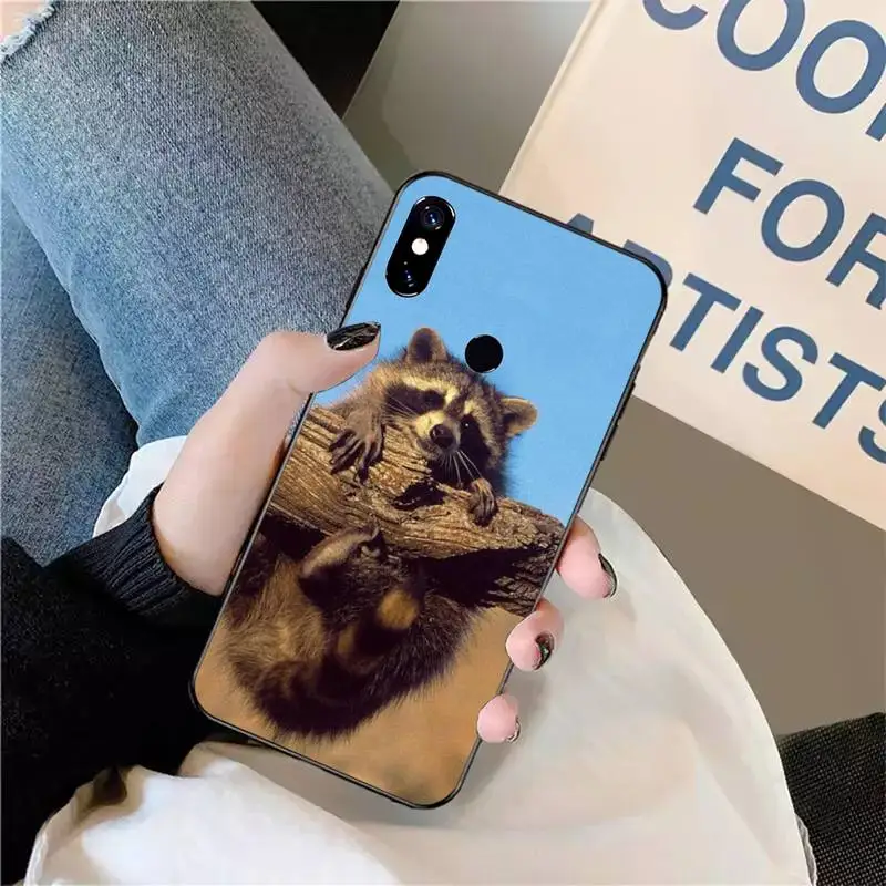 

Raccoon cute animal Phone Case For Xiaomi Redmi note 7 8 9 t max3 s 10 pro lite