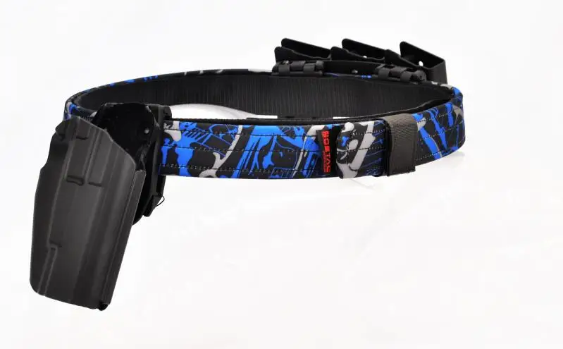 IPSC спортивный двухслойный дугообразный кобура изогнутый тактический ремень