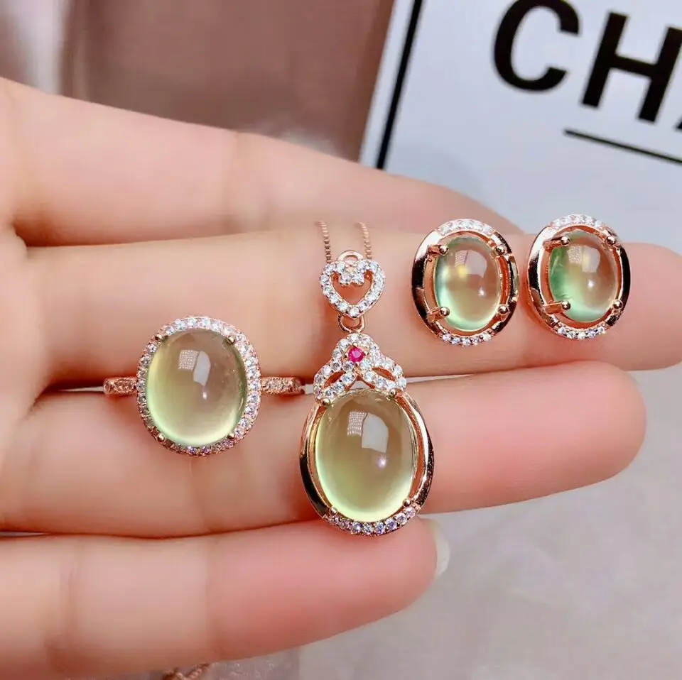 Комплект из колье и серёг серебра 925 пробы|Ювелирные наборы| |