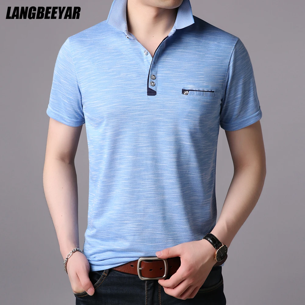 

Top Quality New Summer Brand Mens Polo Shirt Brands Turn Down Collar Plain Short Sleeve Casual Tops Fashions Men Clothes