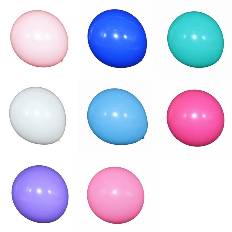 

100Pcs 10 Inch Round Latex Balloons Party Supplies Happy Birthday Wedding Decor Arrangement Props Air Ball Anniversary Supplies