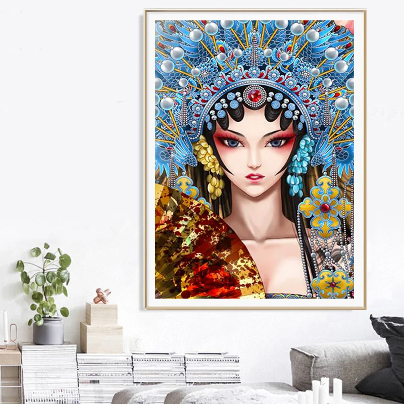 

diy diamond painting Classic drama girl Ancient woman,5d diamond embroidery cross stitch full square round 3D picture