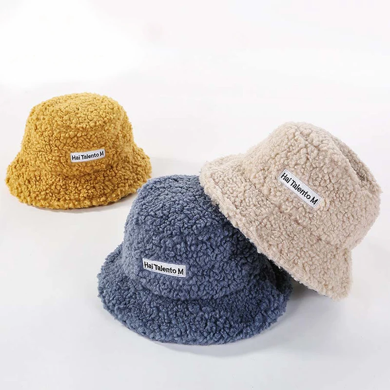 Шляпа Женская Рыбацкая из искусственной овечьей шерсти теплая утепленная