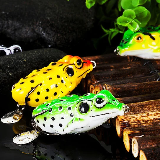 5.5cm 11g Ray frog big fat artificial soft rubber with hook bait lures new special designing for thunder game fishing | Спорт и