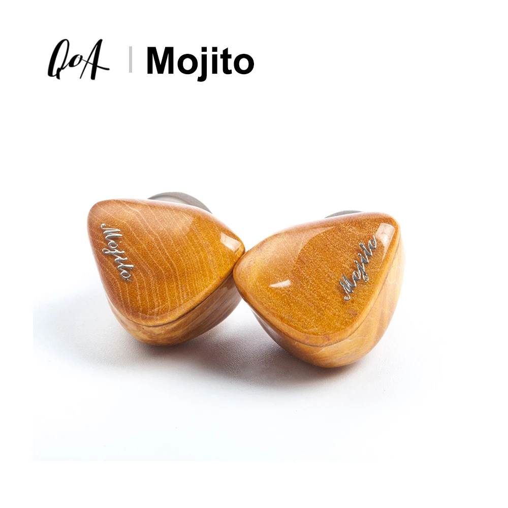 

QOA Mojito In-Ear Monitor Earphone HIFI DJ Earbuds 2 Sinon+4 Knowles Balanced Armature Hybrid Driver 0.78mm Detachable Cable