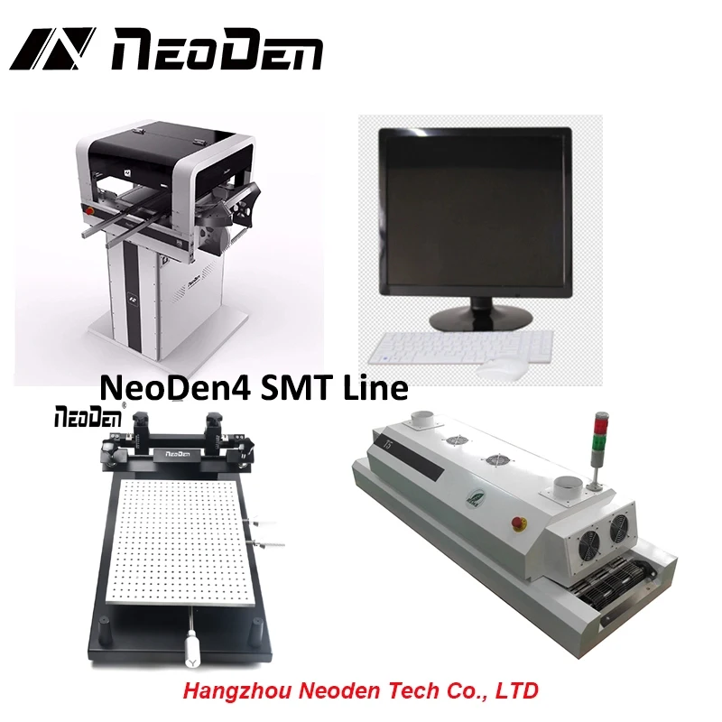 NeoDen4 SMT Pick and Place robort для SMD компонентного монтажа чипа светодиодный сборка