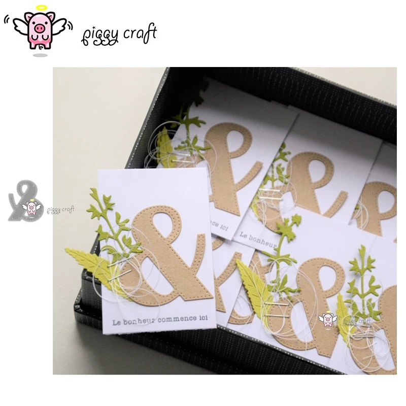 Металлические Вырубные штампы вырезанные ярлыки украшения для букв