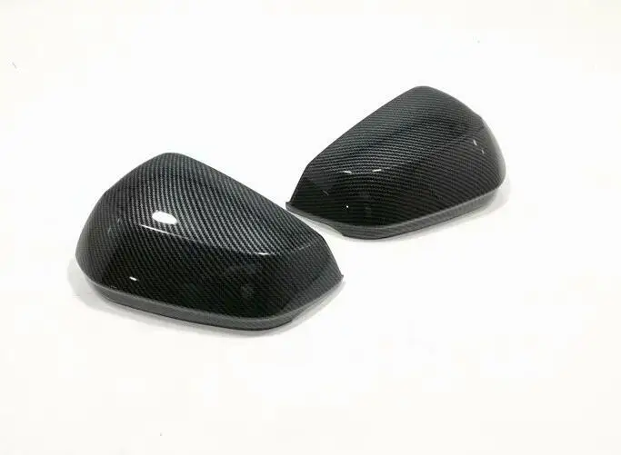Замена реального углеродного волокна боковое зеркало заднего вида крышка для Q2 Q3