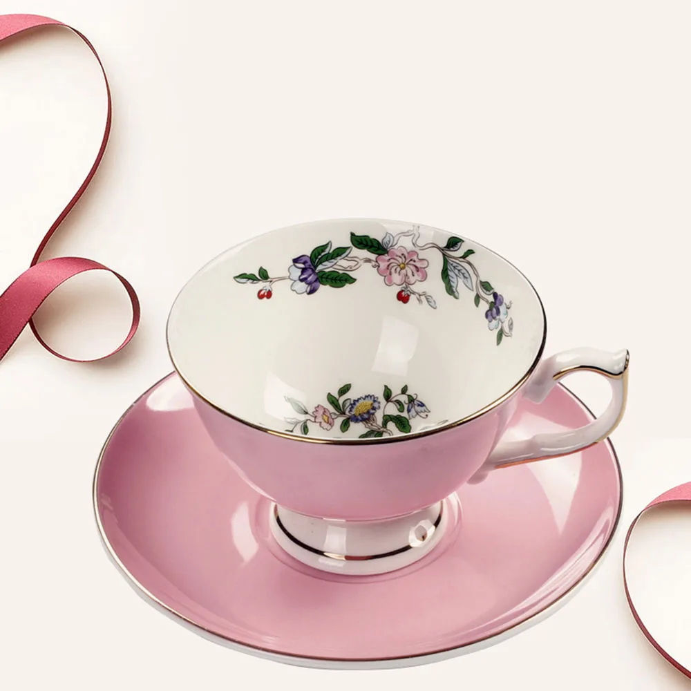 Роскошная Марокканская кофейная чашка и блюдце в британском стиле с золотой