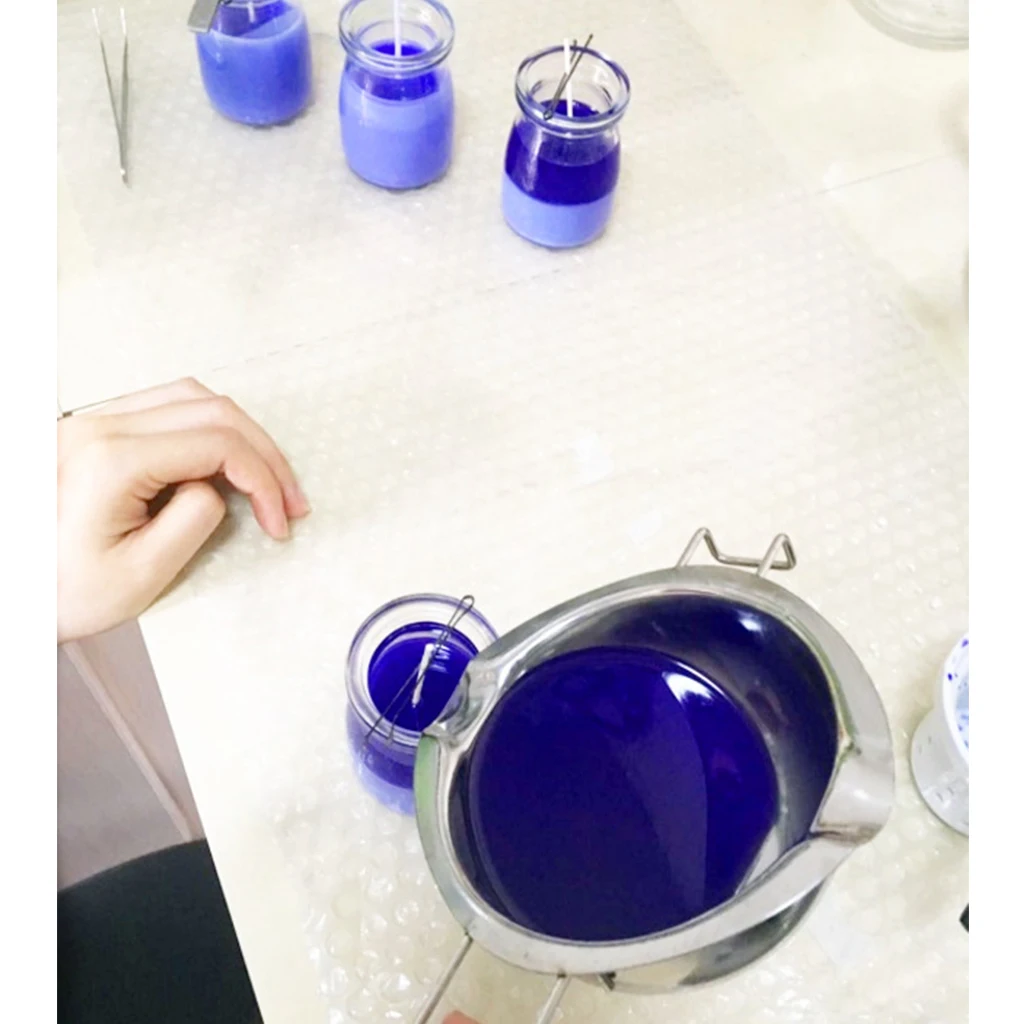 2pcs Stainless Steel Wax Melting Pot Double Boiler For DIY Scented Candles | Дом и сад