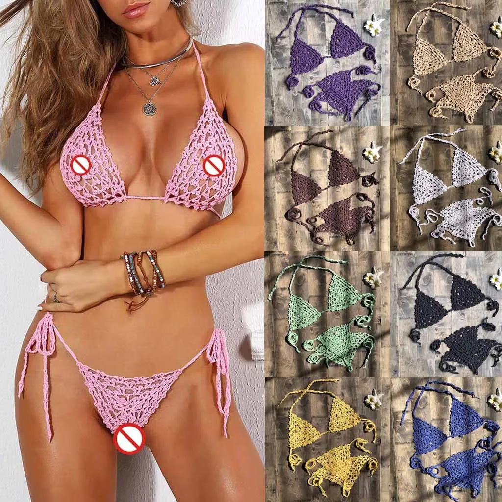 Женское дизайнерское бикини новинка 2020 модное простое сексуальное однотонное