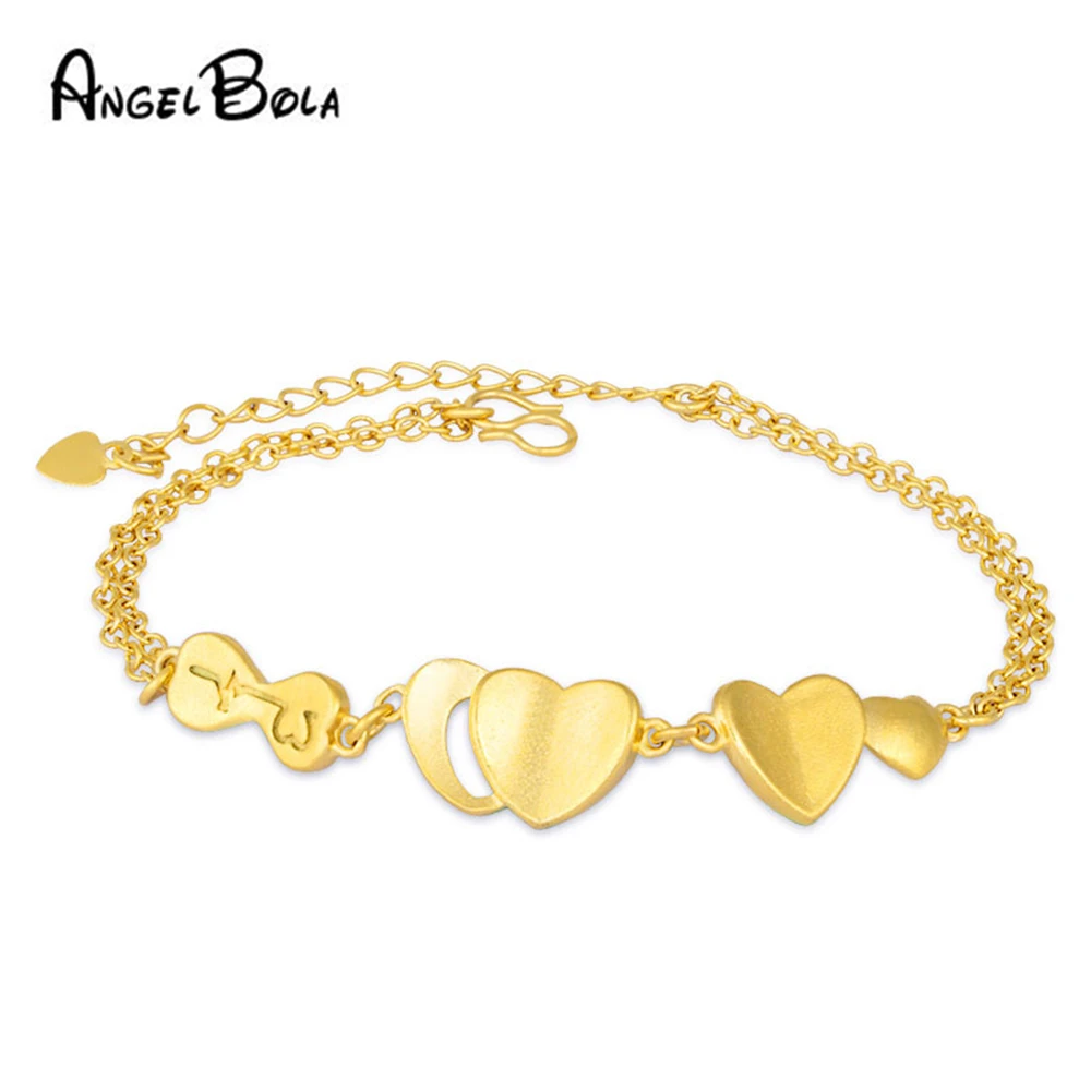 Новый покрытыем цвета чистого 24 каратного золота любовь передачи из бисера