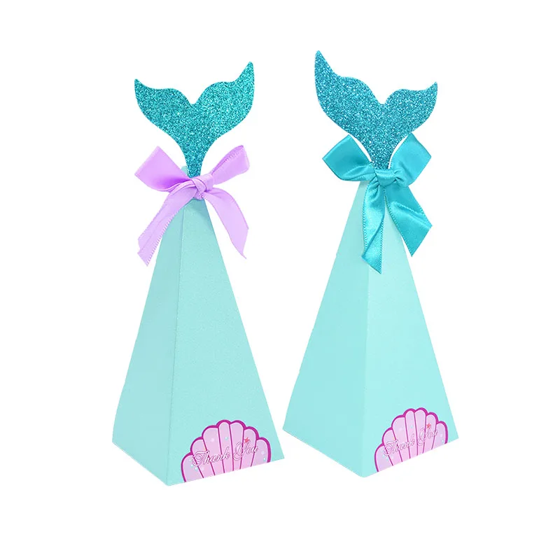 10 шт. бумажные коробки русалка|Подарочные сумки и упаковка| |