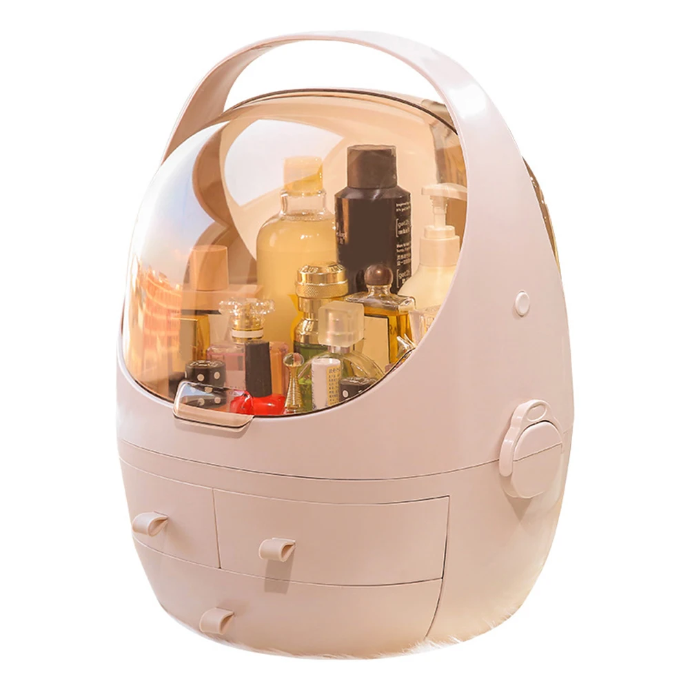 Макияж ящик для хранения Тип Настольный пыле прозрачное окно косметический