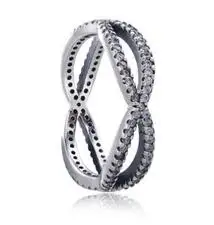 Hot Sale Real 925 Sterling Silver Lucky Finger Rings For Women Fashion Jewelry Gift Drop shipping - Цвет основного камня: 3
