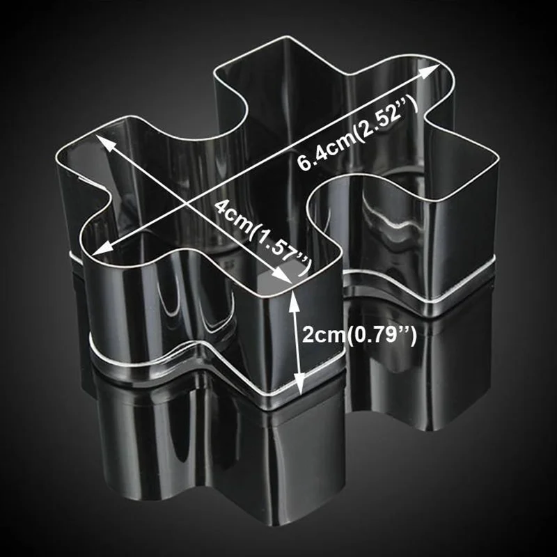 1 шт. Рождество в форме печенья из нержавеющей стали резак для DIY Форма десерта