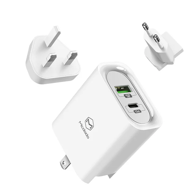 Mcdodo 30 Вт PD USB Зарядное устройство Quick Charge 3,0 Для Xiaomi mi9 samsung S10 huawei Supercharge зарядки для iPhone 11 Pro Xs Max iPad - Тип штекера: White