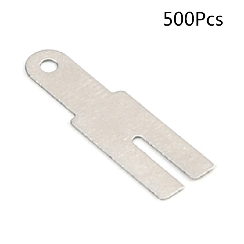 

500 Pcs Short Y-shaped Nickel Sheet Hardware Fittings for Battery Spot Welding Machine Welder Washers Simple Operation
