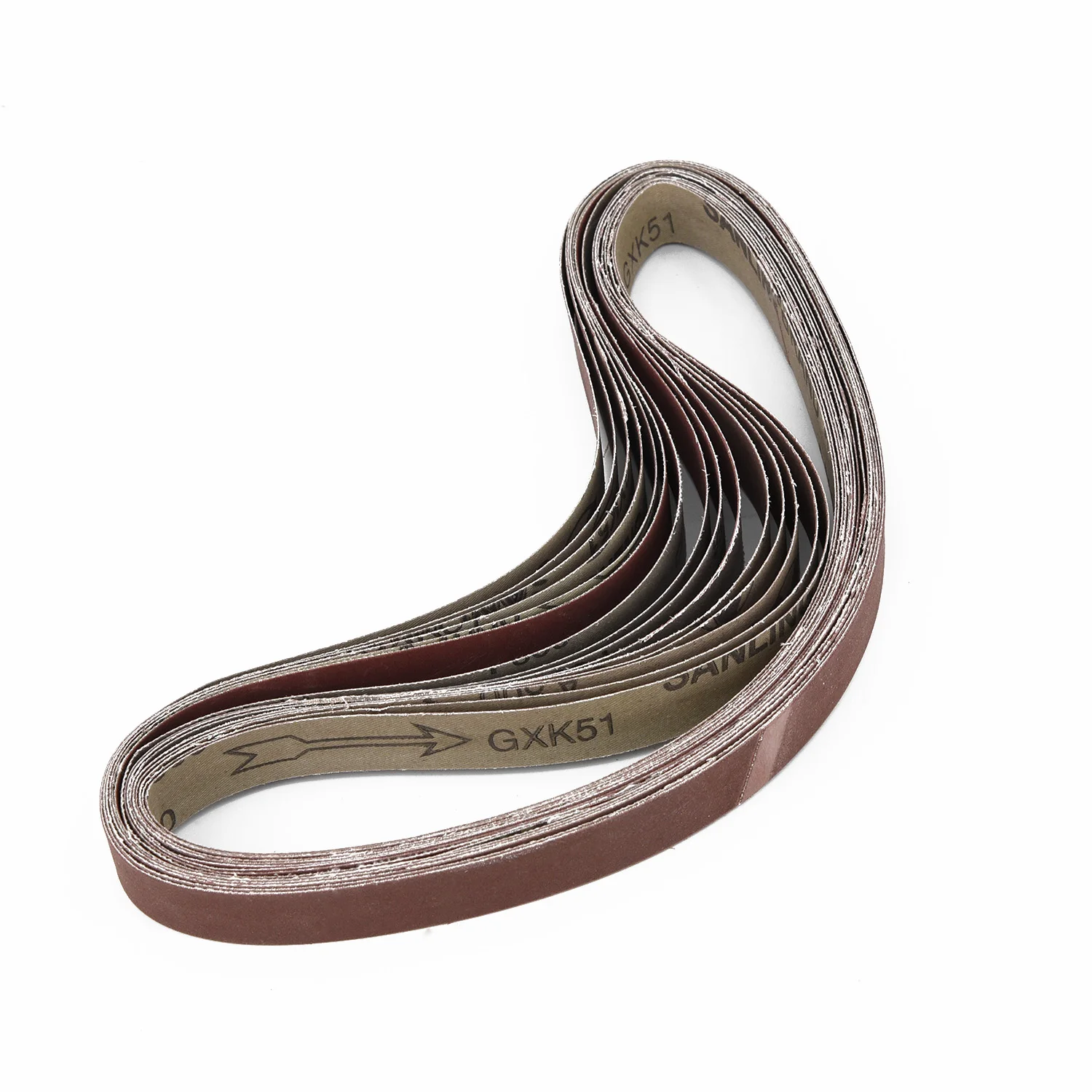 Ленточная насадка для угловой шлифовальной машины 15 шт. 1 &quot* 30&quot зернистость