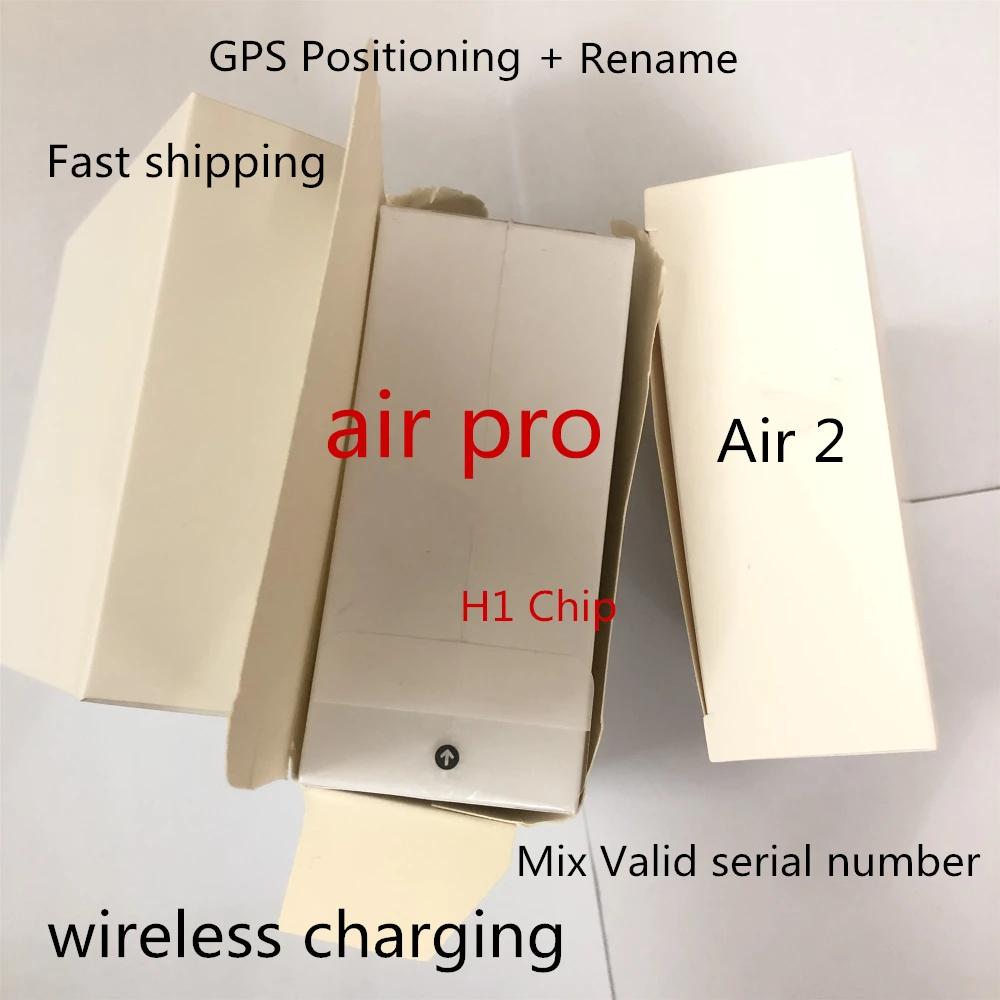 

5Pcs/lot Air Gen 3 AP3 H1 Chip Transparency Metal Hinge Wireless Charging Bluetooth Headphones Air 2 Earbuds 2nd Generation