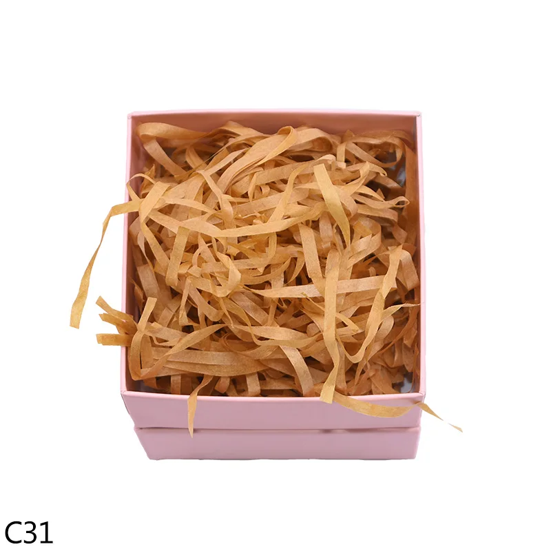 C31 10/20/50 г DIY бумажная рафия измельченные морщинка Бумага конфетти подарки/коробка наполнение Материал наряд в качестве подарка на день рождения Свадебная вечеринка украшения свадебные принадлежности - Цвет: C31
