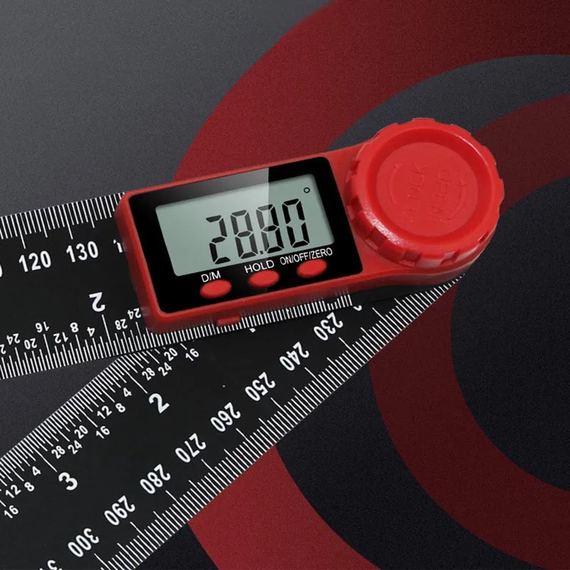 Цифровой Измеритель угла 360 ° угломер цифровая линейка измерительный инструмент