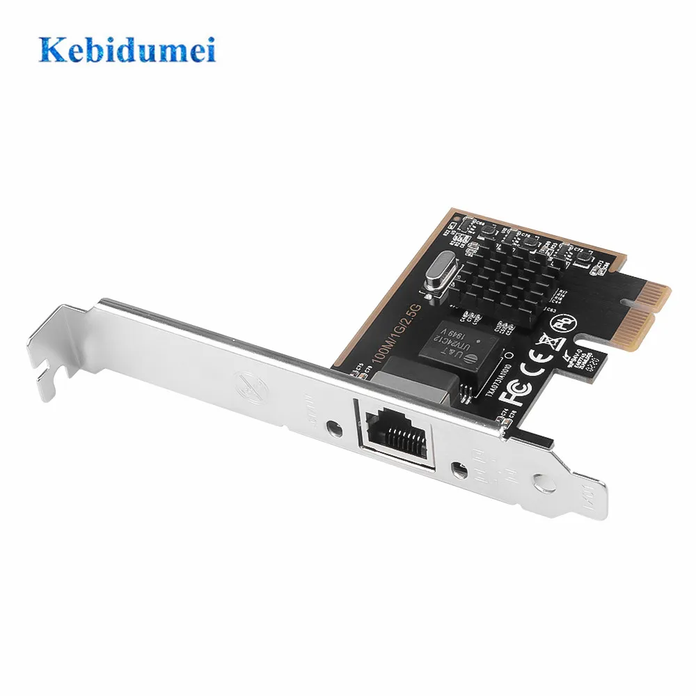 Сетевой адаптер rj45 2 5G PCI Express PCIe1X карта Lan TXA073 2500 Мбит/с гигабитная сетевая 10/100/1000 |