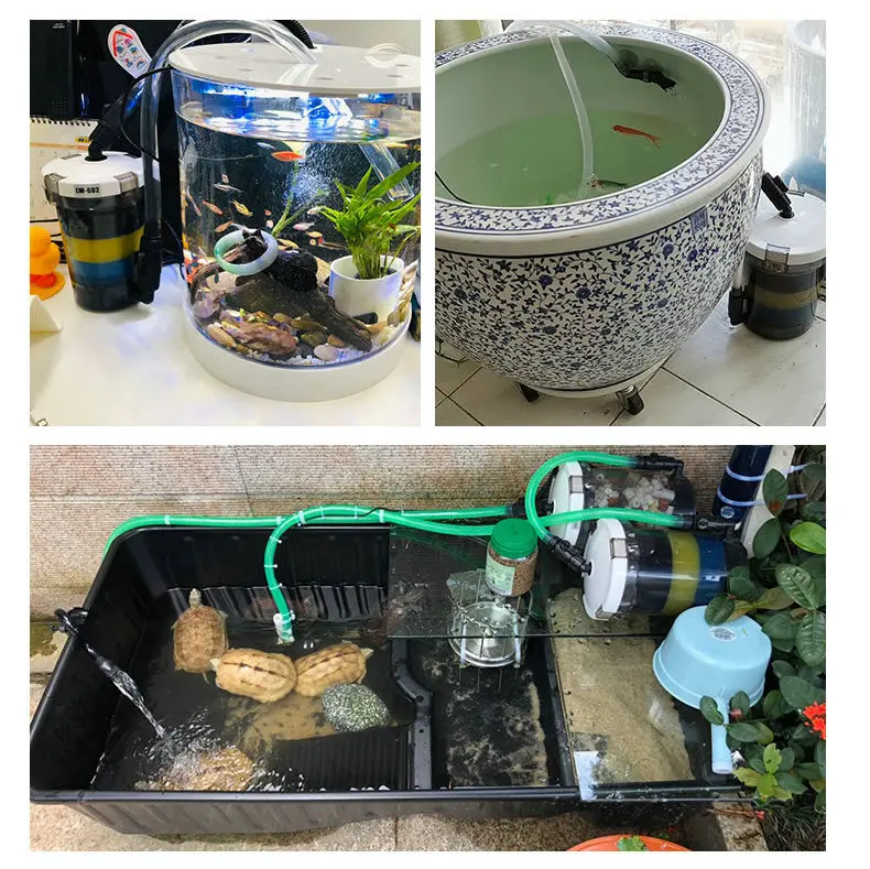 Прозрачный мини-фильтр для аквариума внешний корпусный фильтр очистки воды