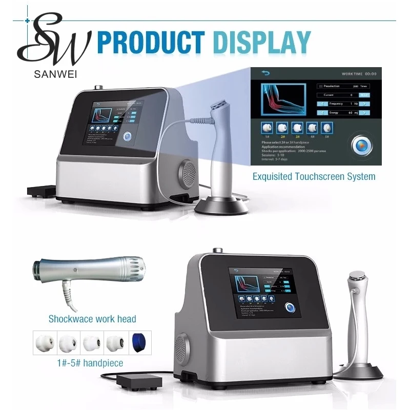 

Shock Wave Therapy Machine Extracorporeal Shockwave Machine For Pain Relief ED Treatment