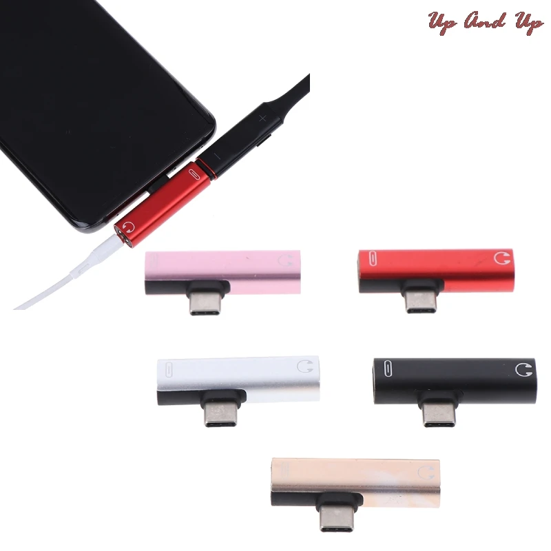 

2 in 1 USB Type C 3.5mm Jack Audio Headphone Adapter For Xiaomi mi 9 Samsung galaxy s10 s10+ USB C Adaptater Charging