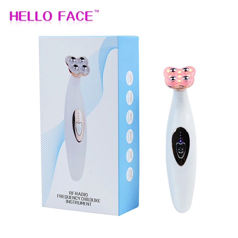 Мини RF Устройство для лифтинга лица радиочастотный уход за кожей красота