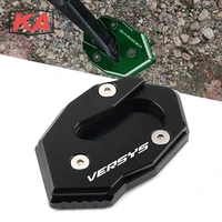 for kawasaki versys1000 versys 1000 300 x300 x250 versys300 motorcycle cnc kickstand plate extension pad stand enlarge