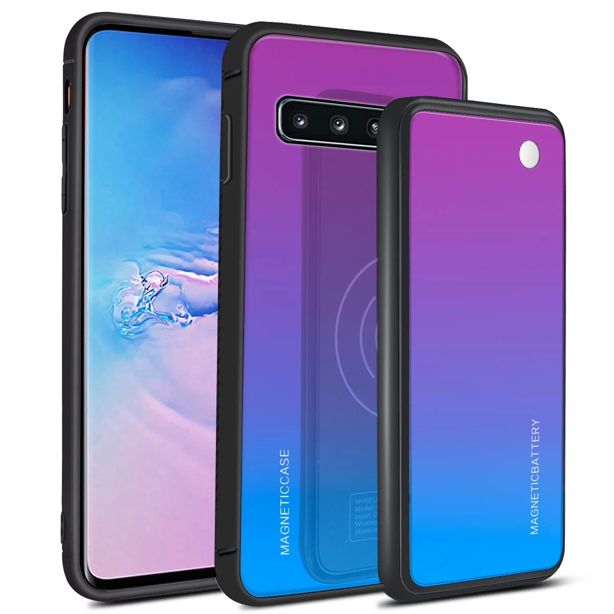 Galaxy S10 Для samsung Galaxy S10/S9/S10e/S10/Note 10/S8 S9 S10 Note 10 Plus чехол с 5000 мАч беспроводным зарядным устройством - Цвет: Galaxy S10