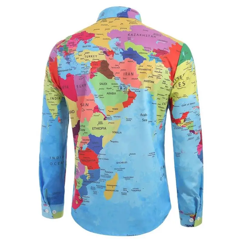 Camisa Masculina 2019 Новая Осенняя мужская рубашка с длинными рукавами большого размера