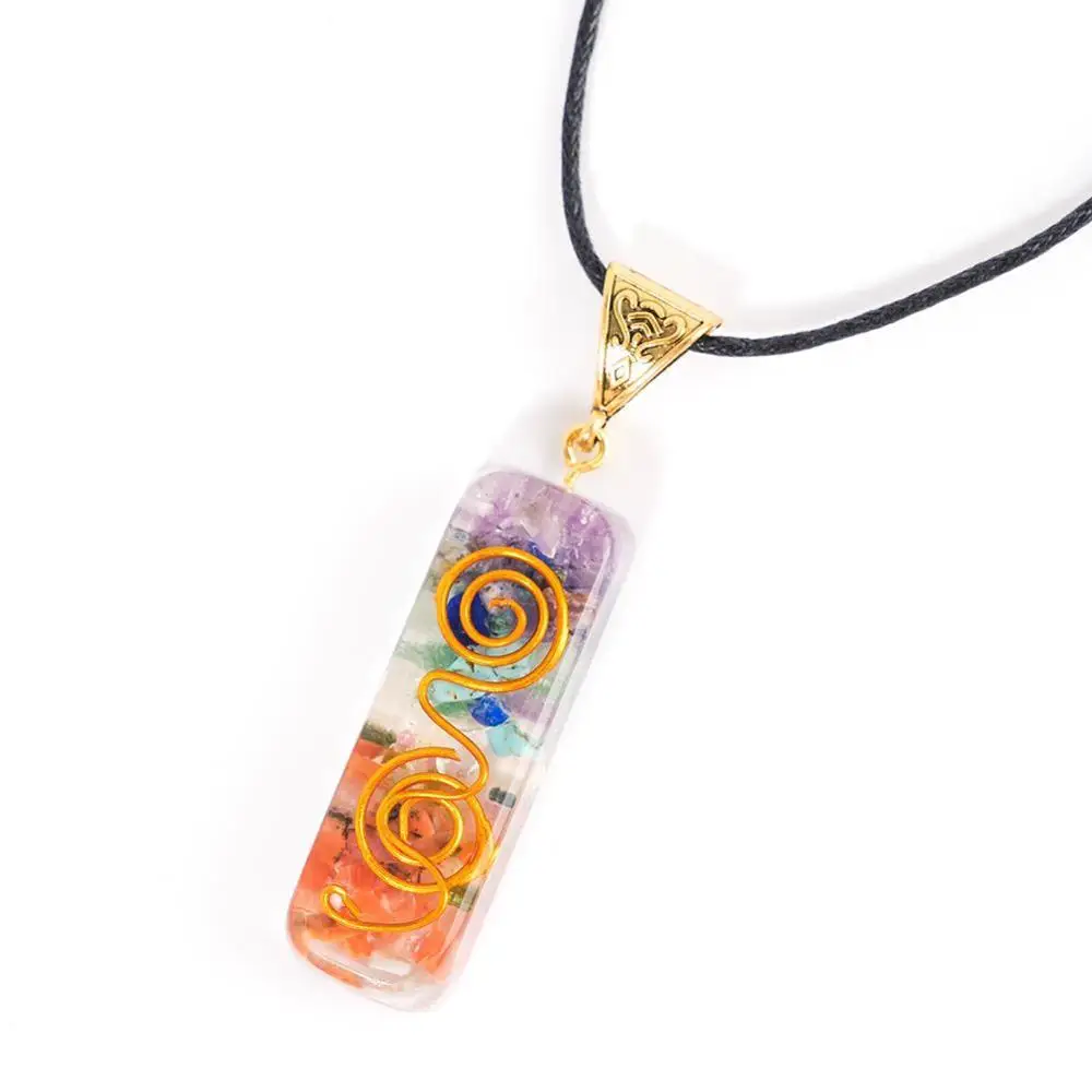 Новая мода семь вен энергетическая подвеска ожерелье для женщин мужчин Orgone